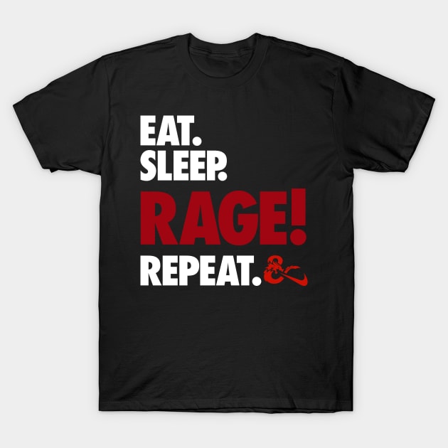 Rage - D&D T-Shirt by KidCrying